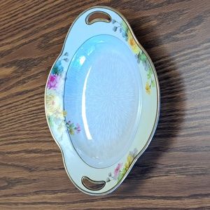 Vintage Noritake Floral Gold Trimmed Vegetable Bowl